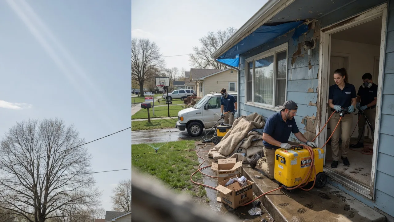 Basement Flood Cleanup in Rosewood, OH near me